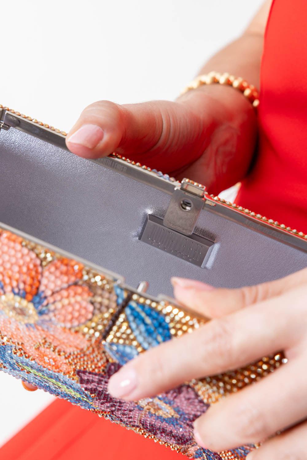 Slim Rectangle Clutch - Silver Sunrise - Image 3
