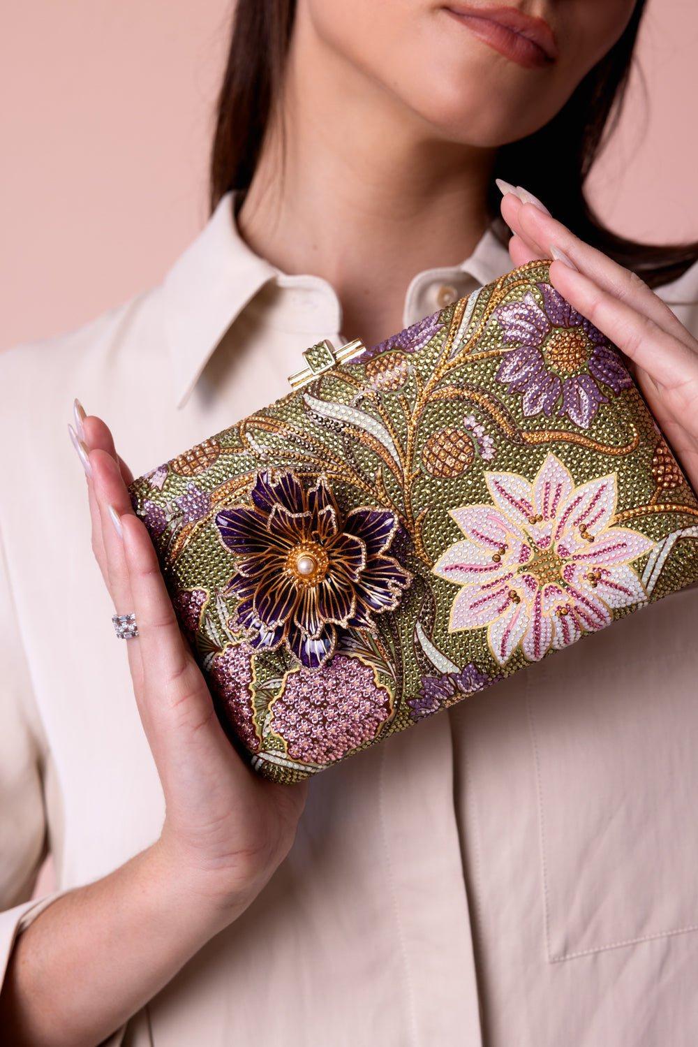 Slim Side Clutch - Dancing Floral - Image 2