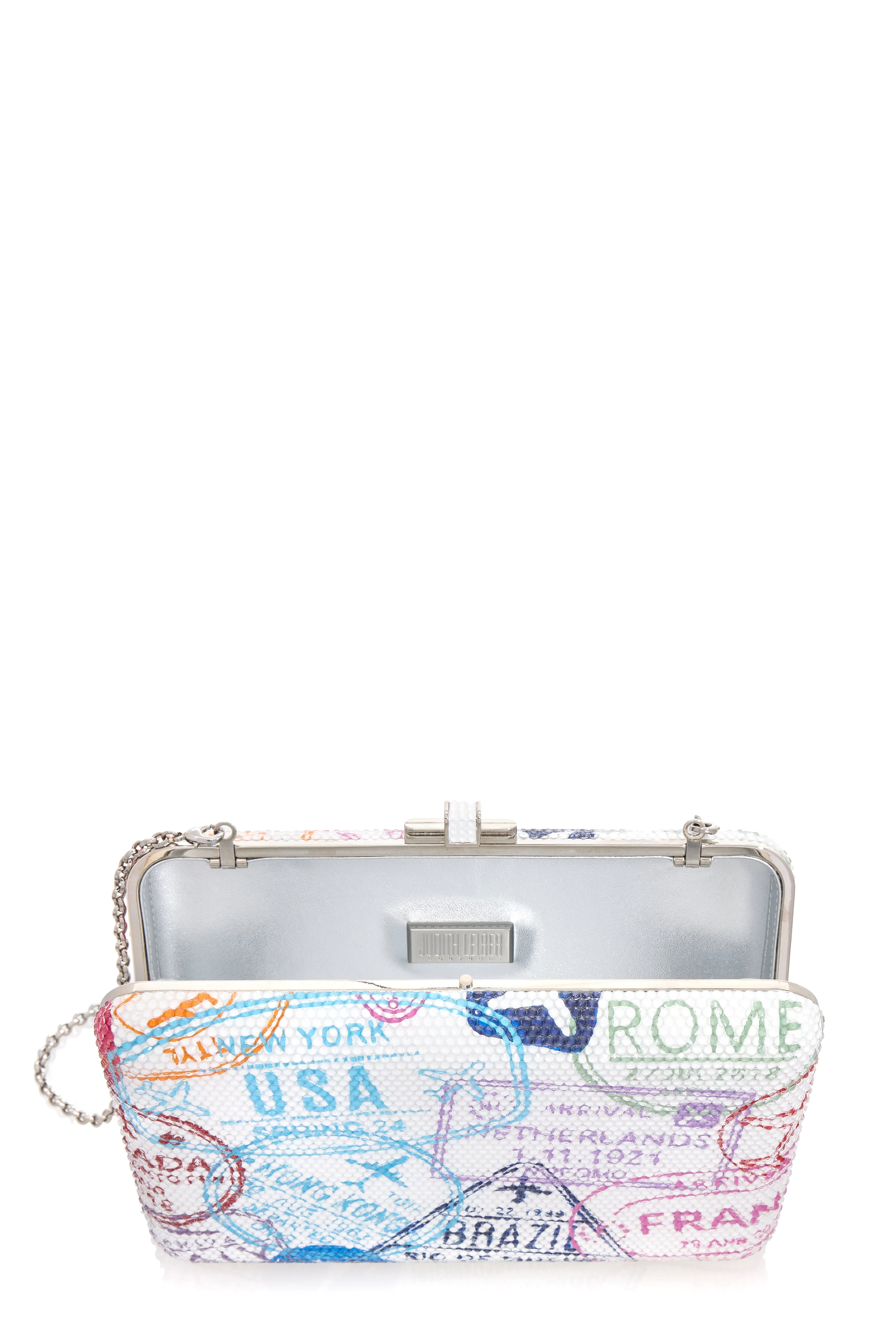 Slim Side Clutch - Passport Stamps - Image 5