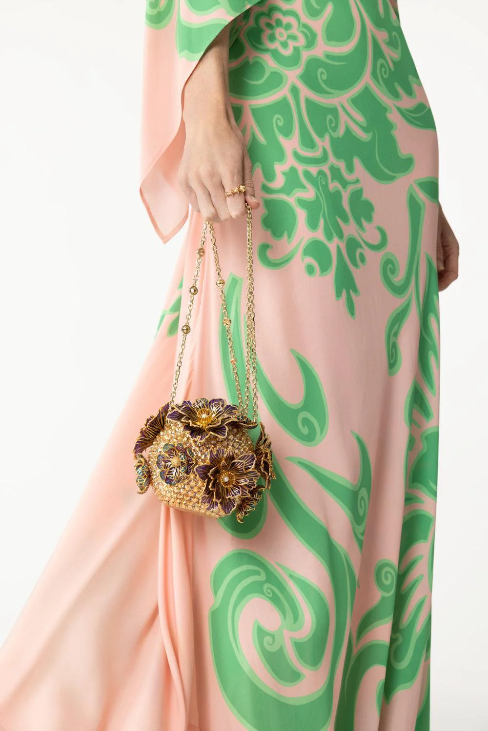 Sphere Glass Flowers Bag - Image 2