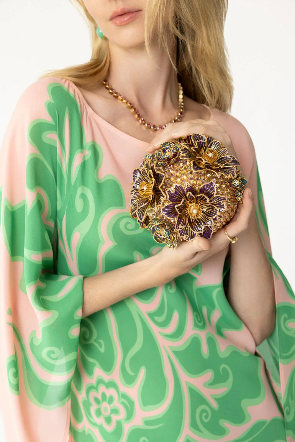 Sphere Glass Flowers Bag - Image 3