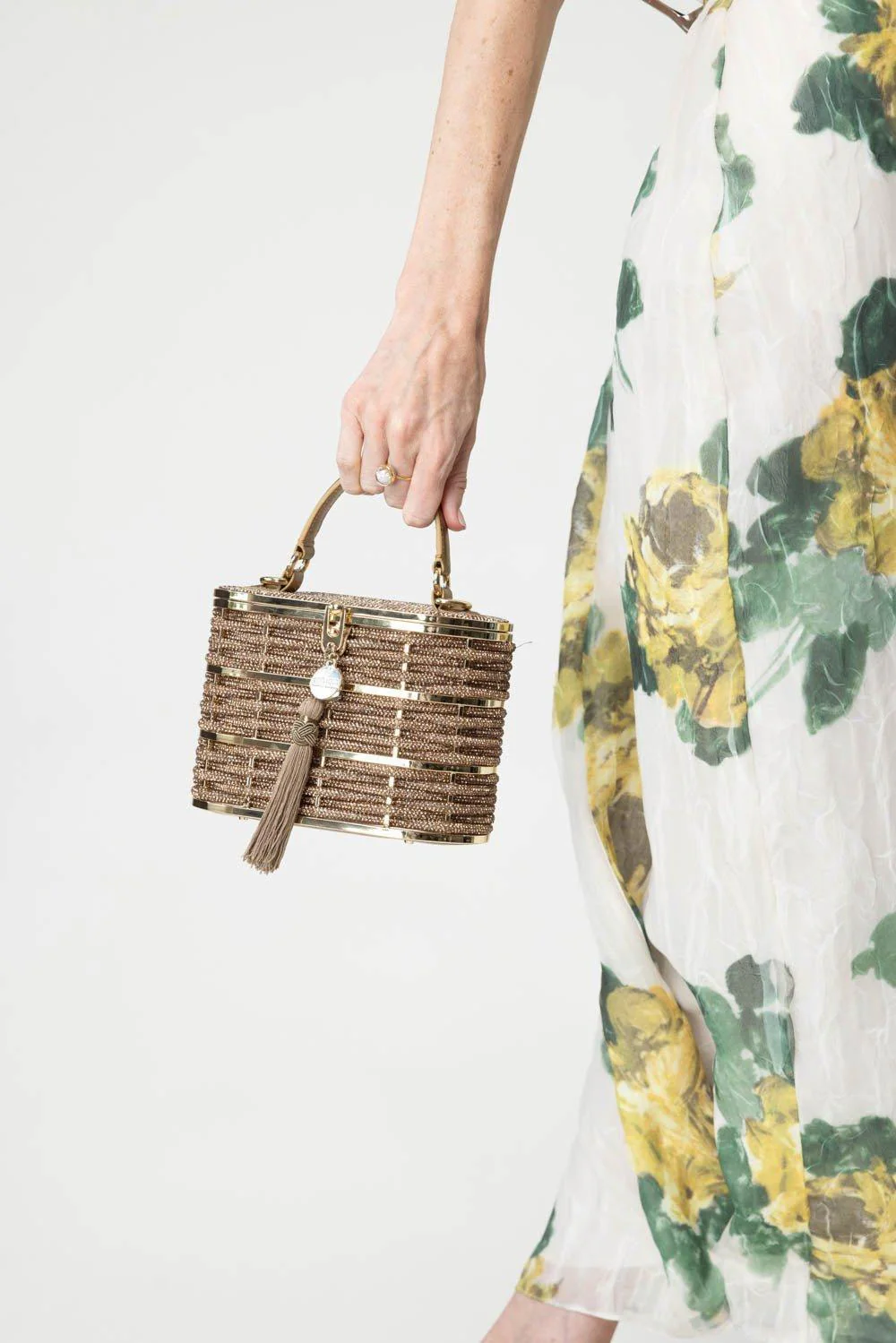 Willow Top Handle Bag - Champagne Topaz - Image 4