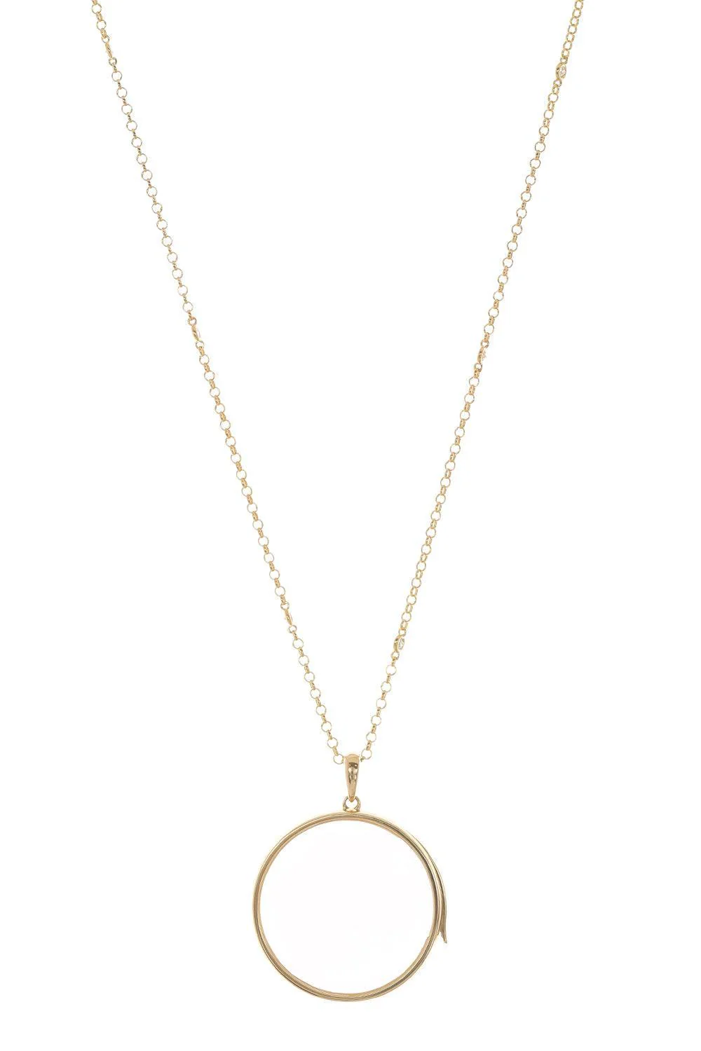Jupiter Locket Pendant Necklace