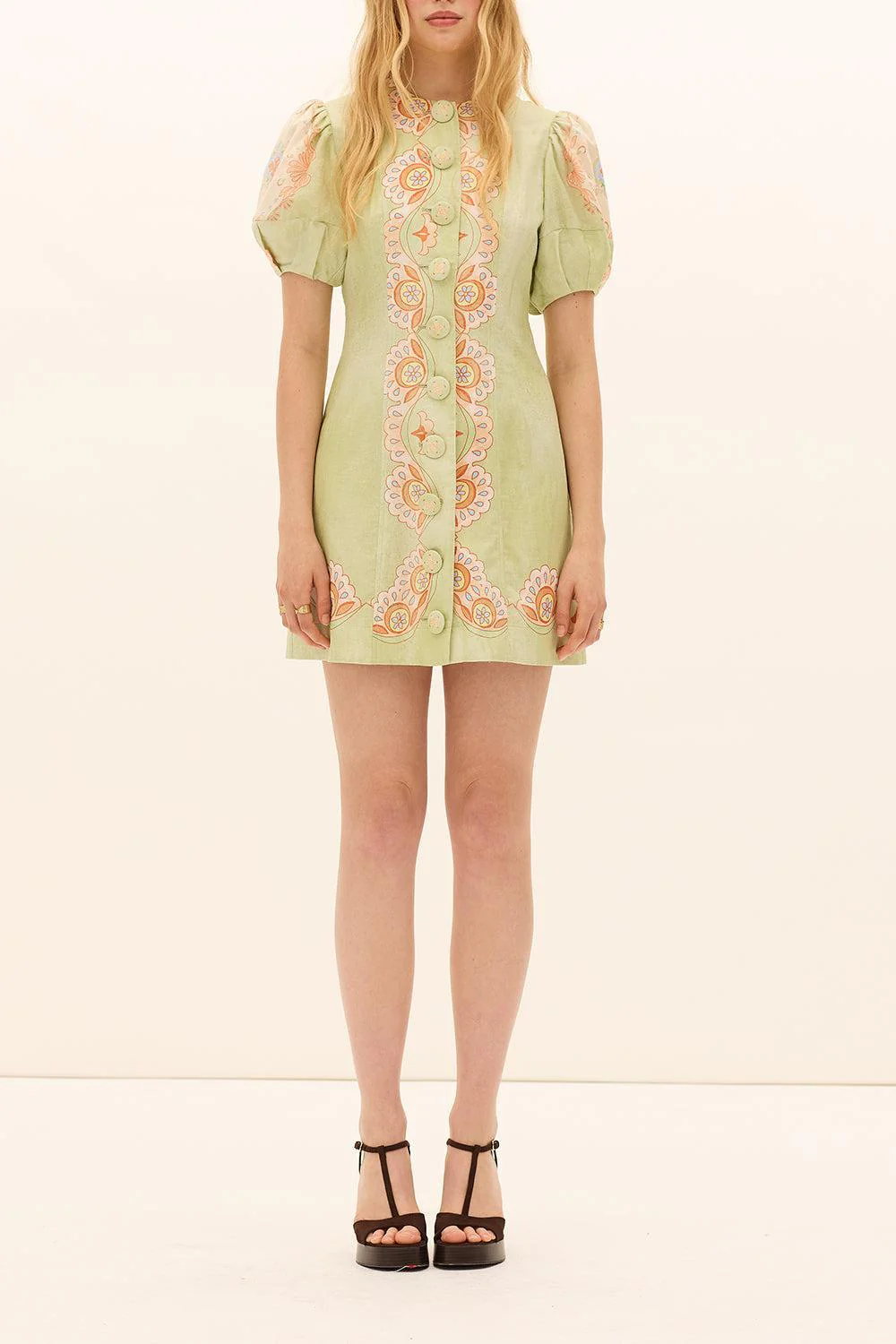 Matthiola Pannelled Mini Dress - Image 2