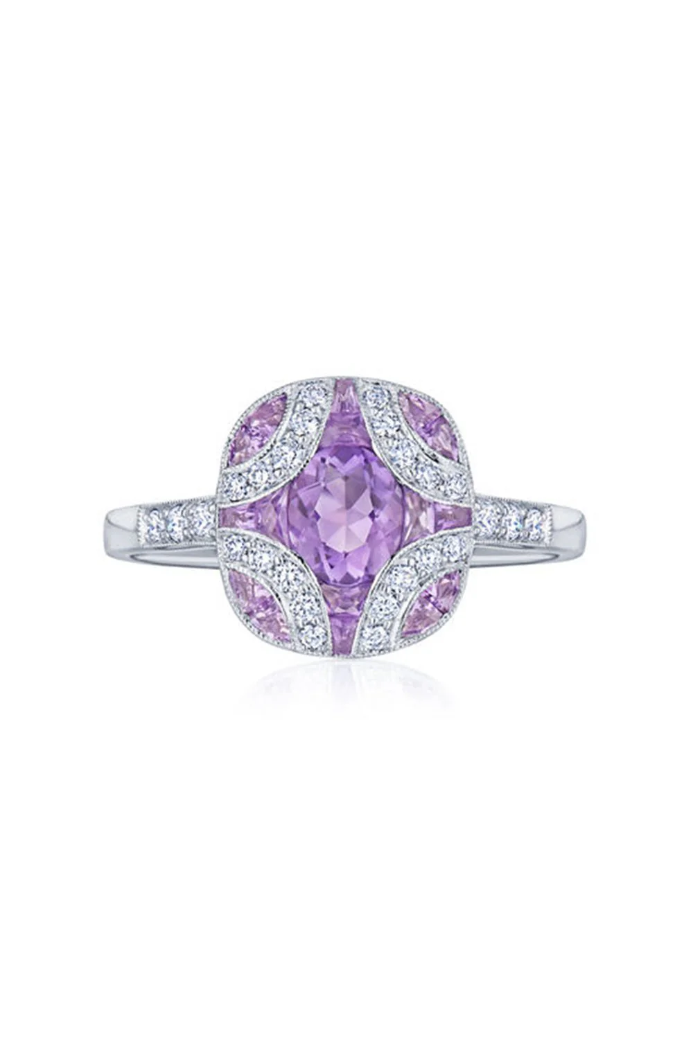 Argyle Amethyst Diamond Ring