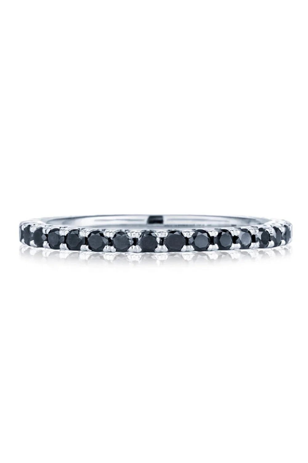 Black Diamond Stackable Slim Ring
