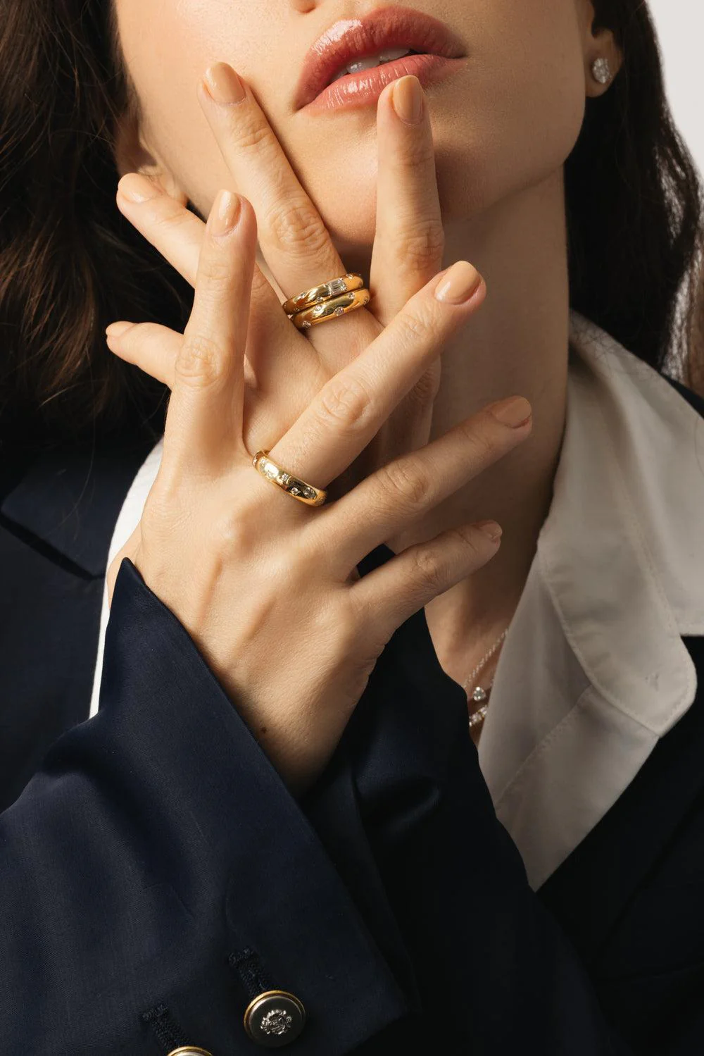 Cobblestone Star Set Ring - Image 3