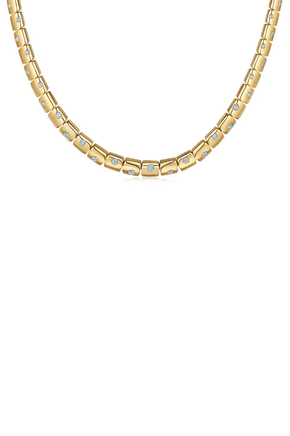Diamond Cobblestone Necklace