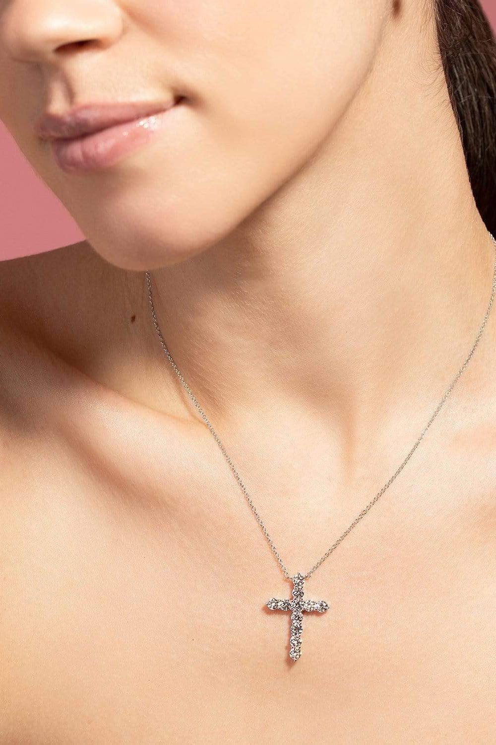 Diamond Cross Necklace - Image 2
