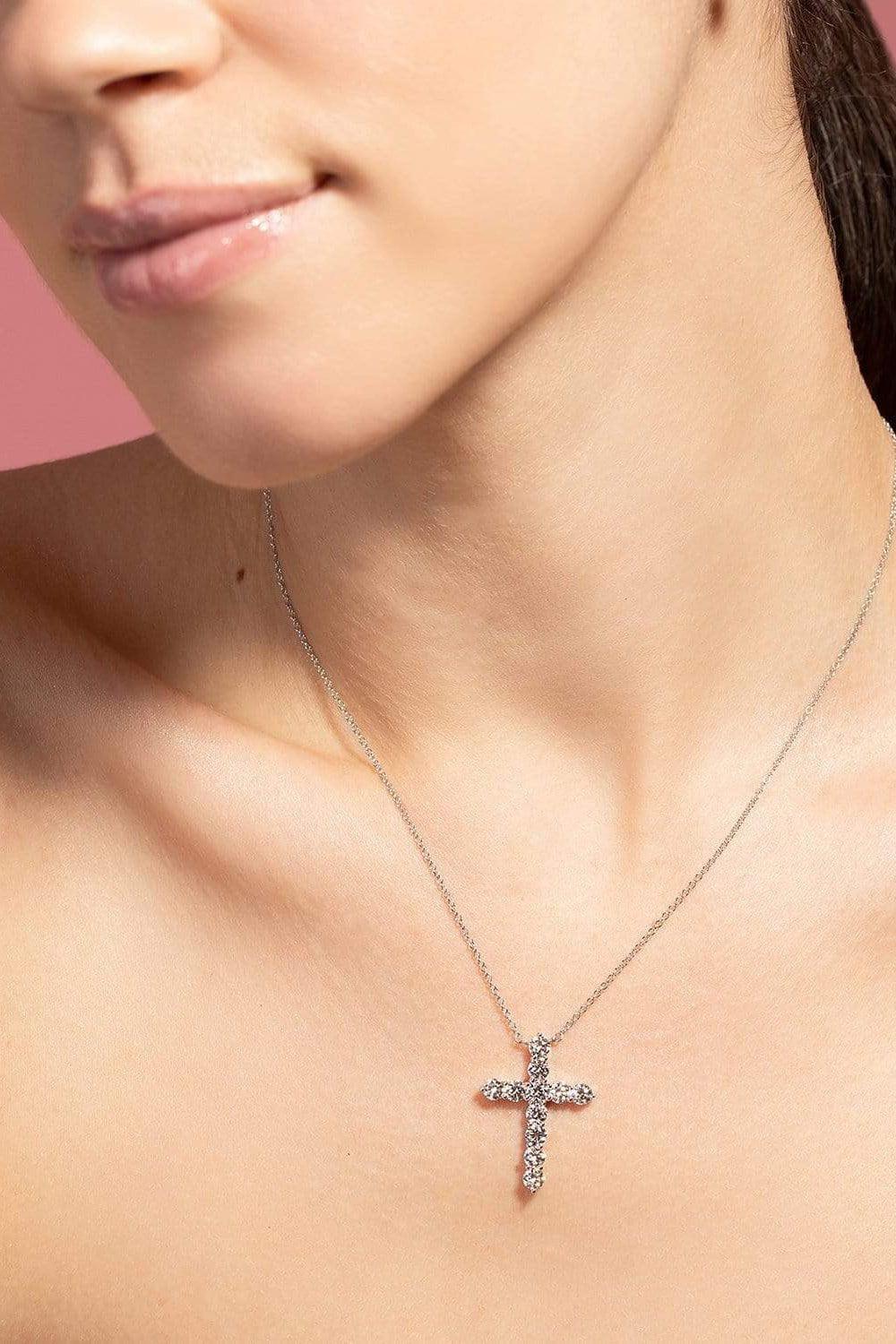 Diamond Cross Necklace - Image 2