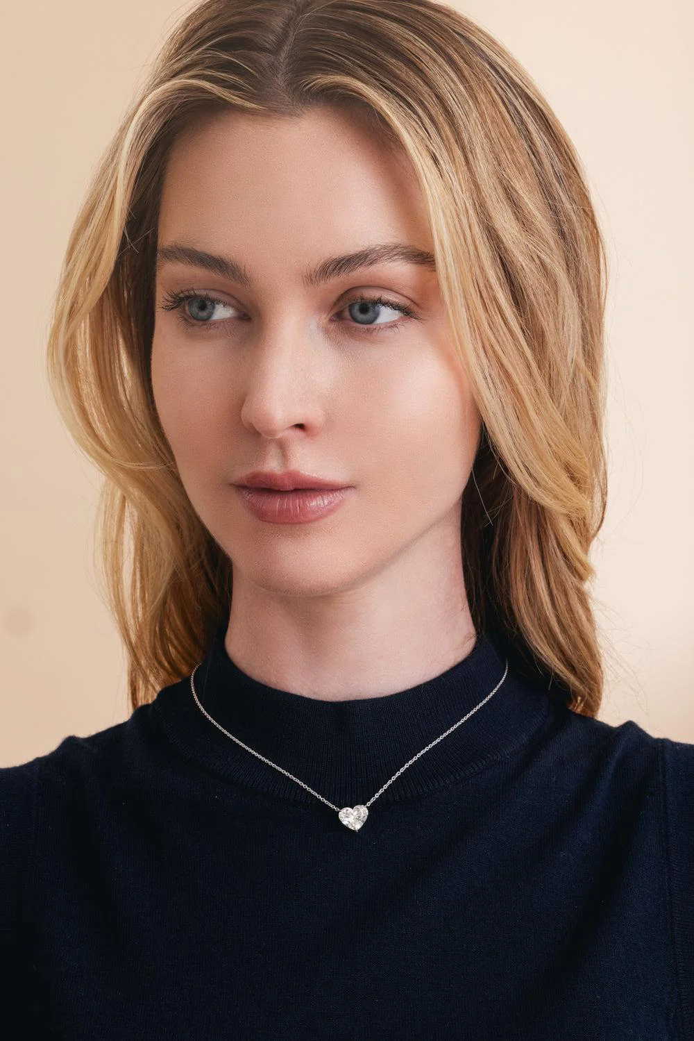 Diamond HeartPendant Necklace