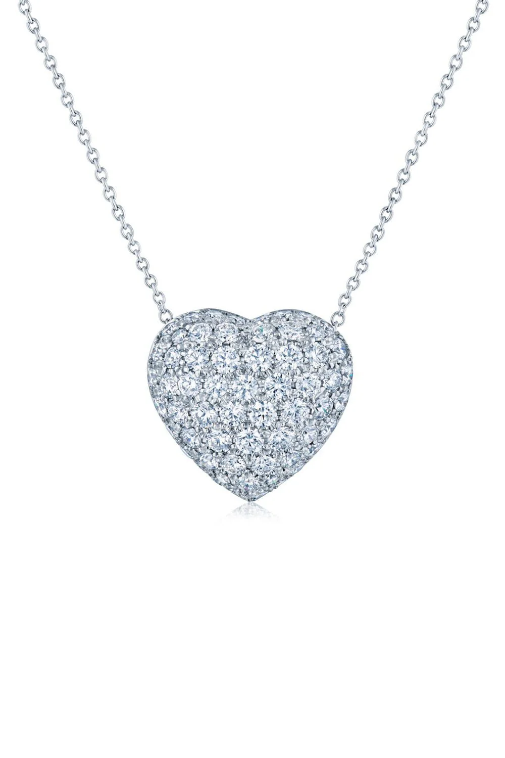 Diamond Heart Pendant Necklace - Image 4