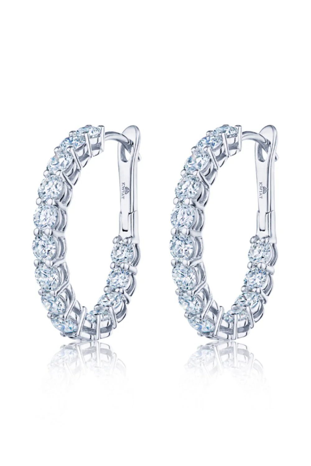 Diamond Hoop Earrings