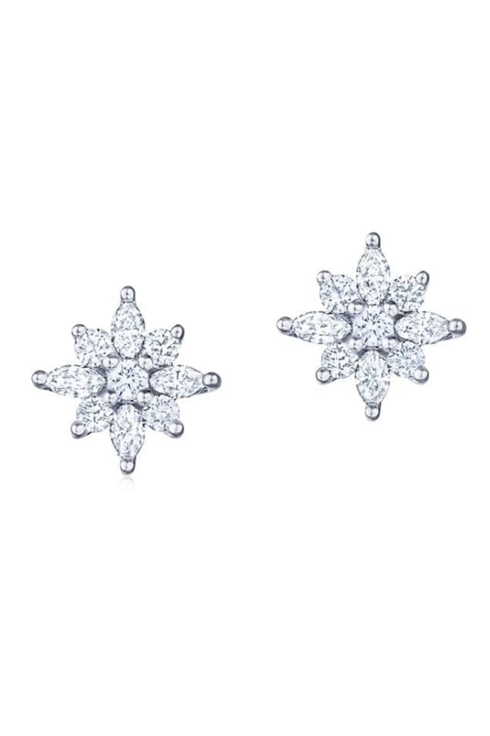 Diamond Star Petite Stud Earrings