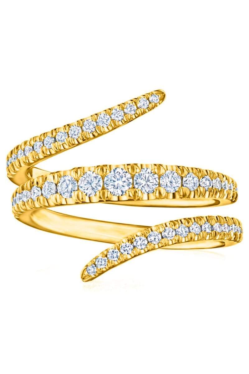 Diamond Vine Wrap Ring