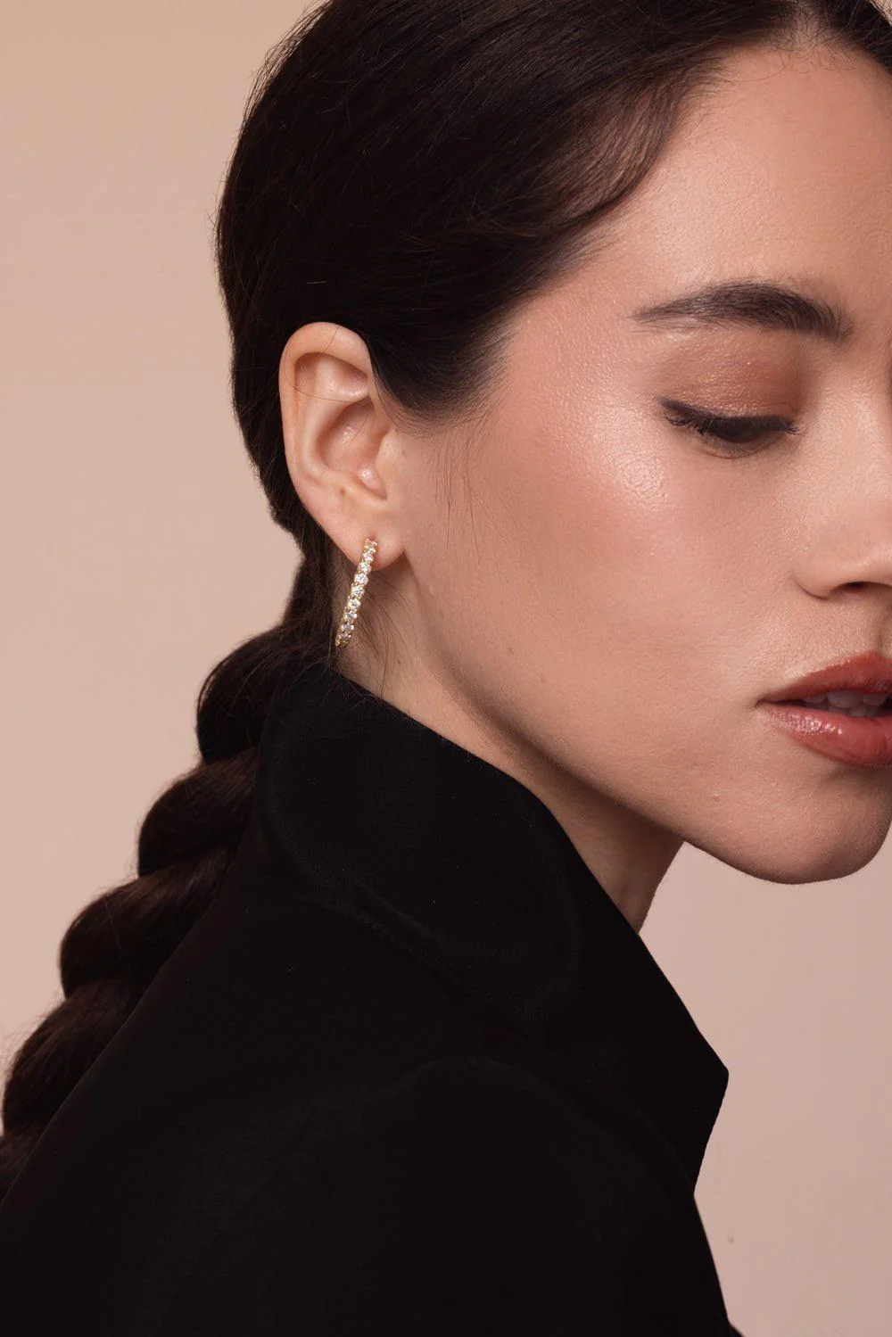 Diamonds Hoop Earrings - Image 3