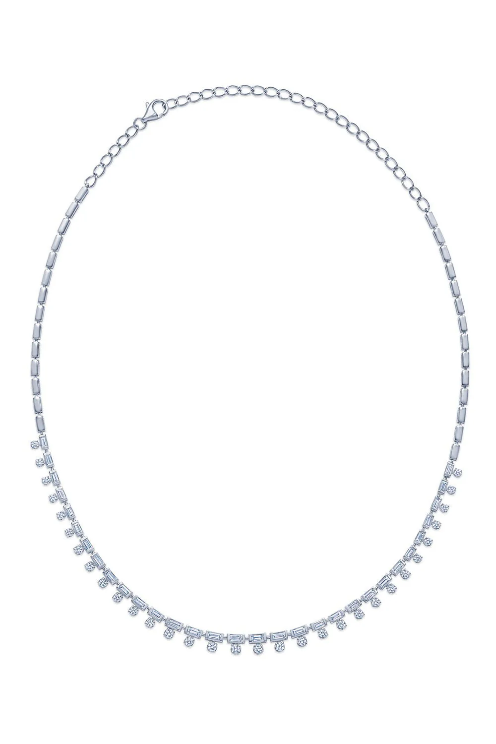 Duet Fringe Diamond Necklace - Image 5