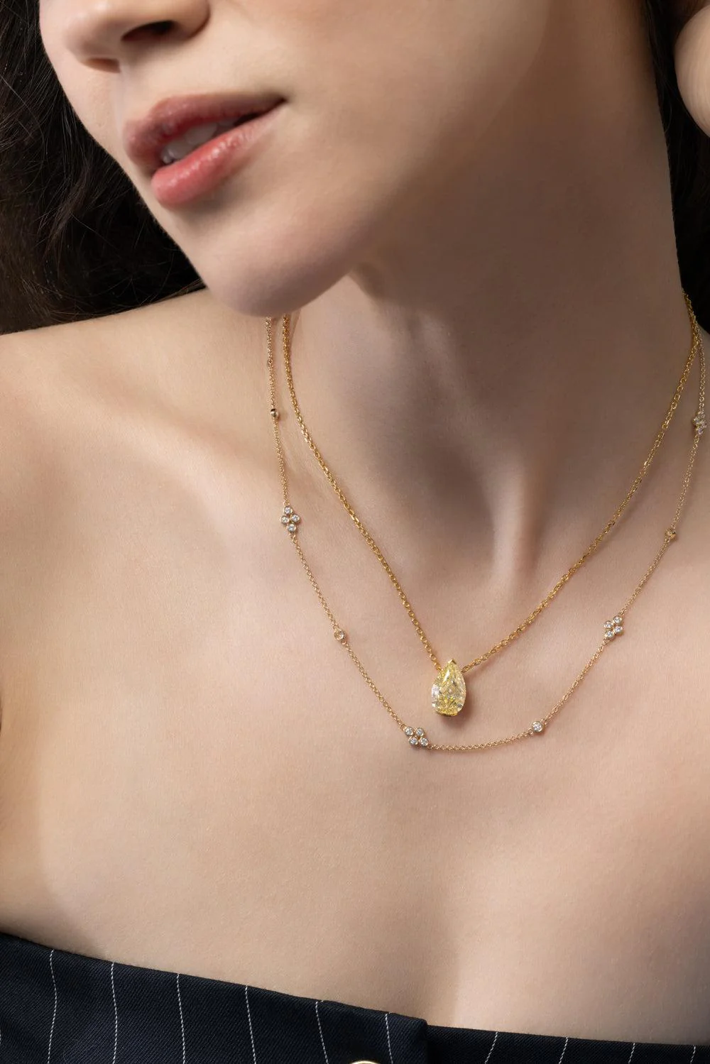 Fancy Yellow Diamond Necklace - Image 2