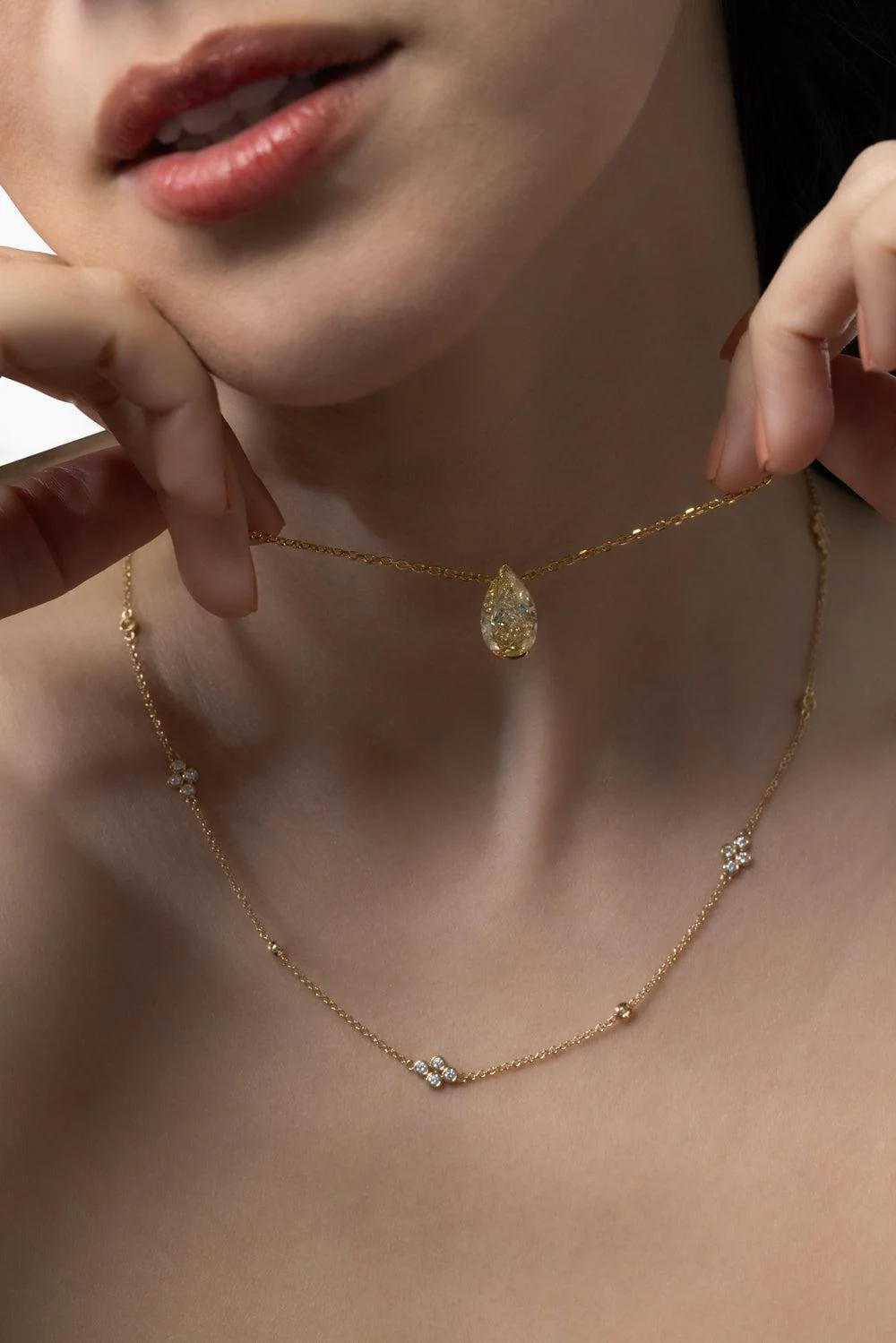 Fancy Yellow Diamond Necklace - Image 3