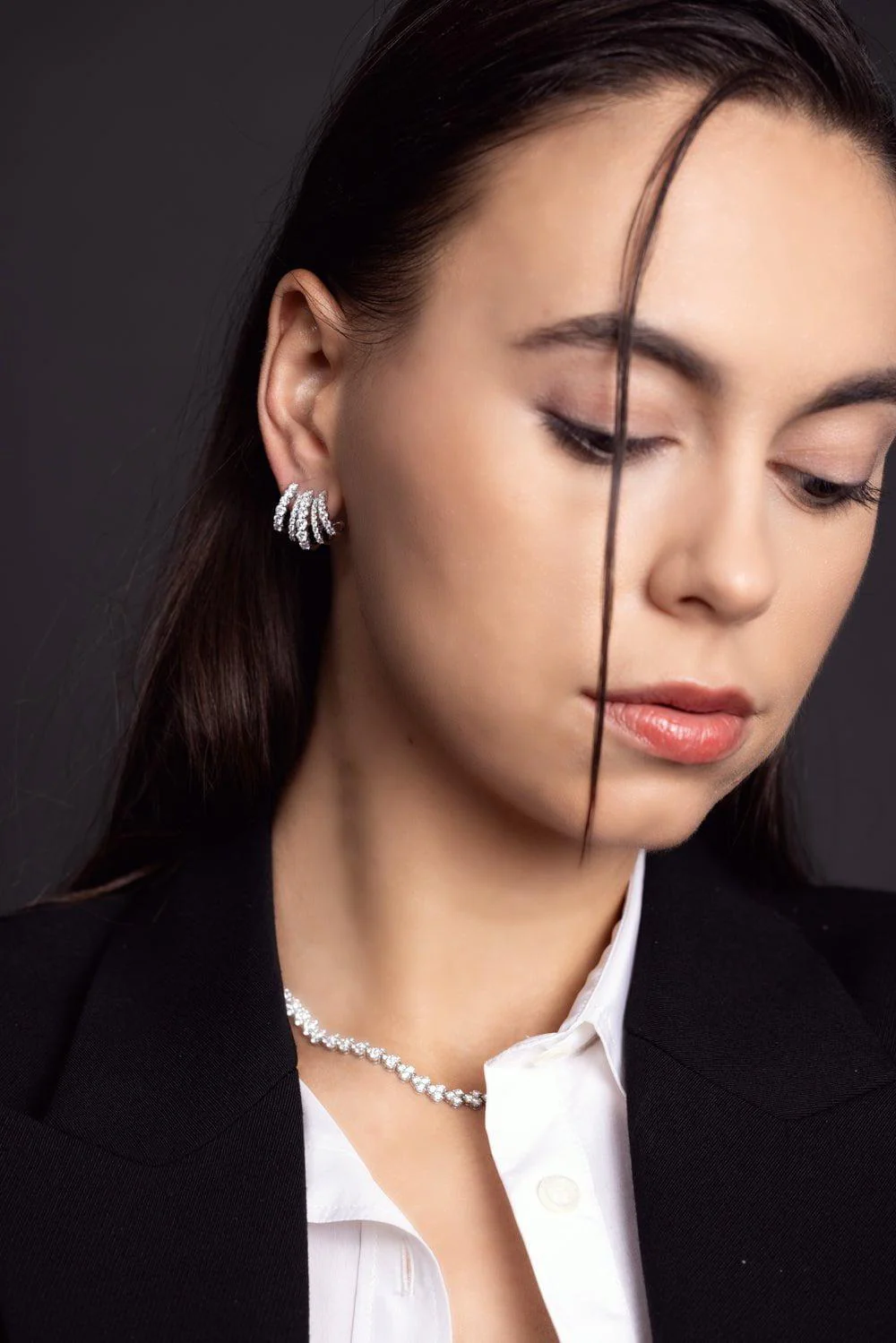 Five Row Cuff Earrings - Image 4