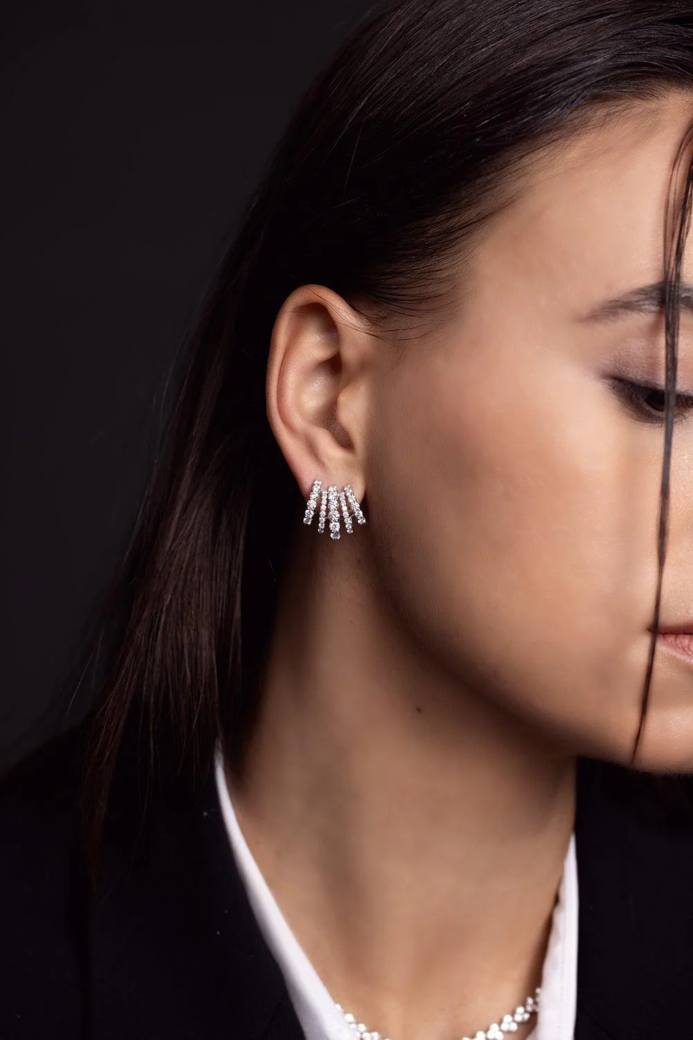 Five Row Cuff Earrings - Image 5