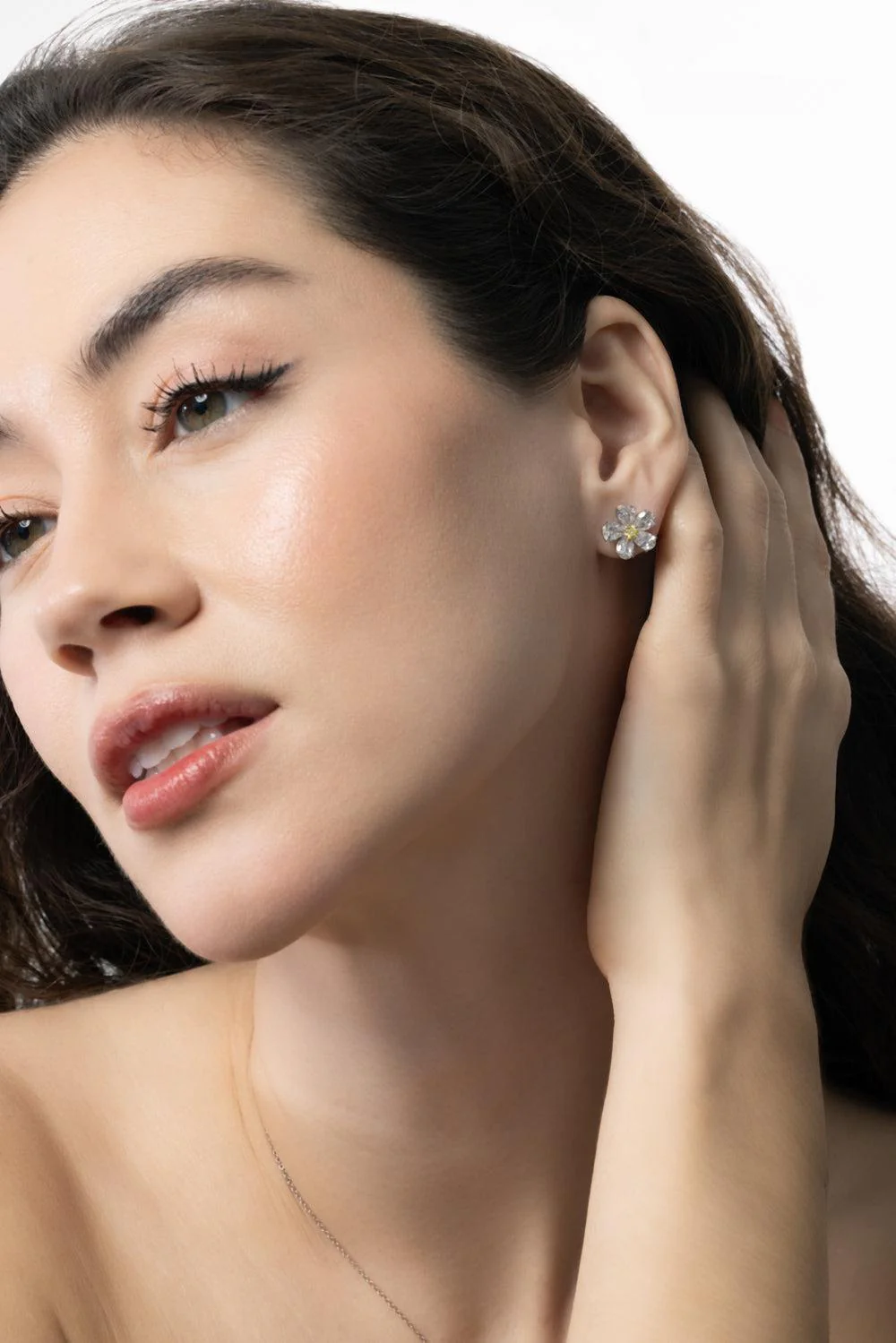Floral Motif Earrings - Image 4