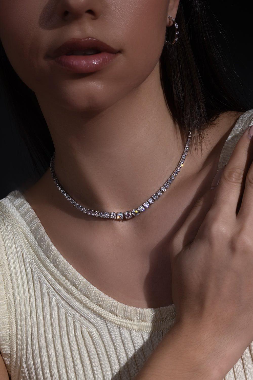 Graduating Diamond Riviera Necklace - Image 2