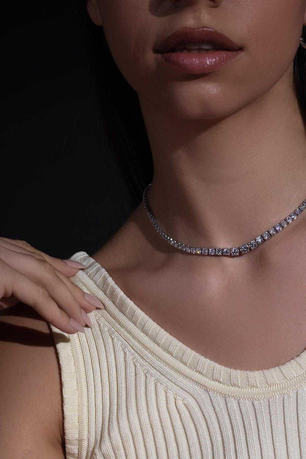 Graduating Diamond Riviera Necklace - Image 3