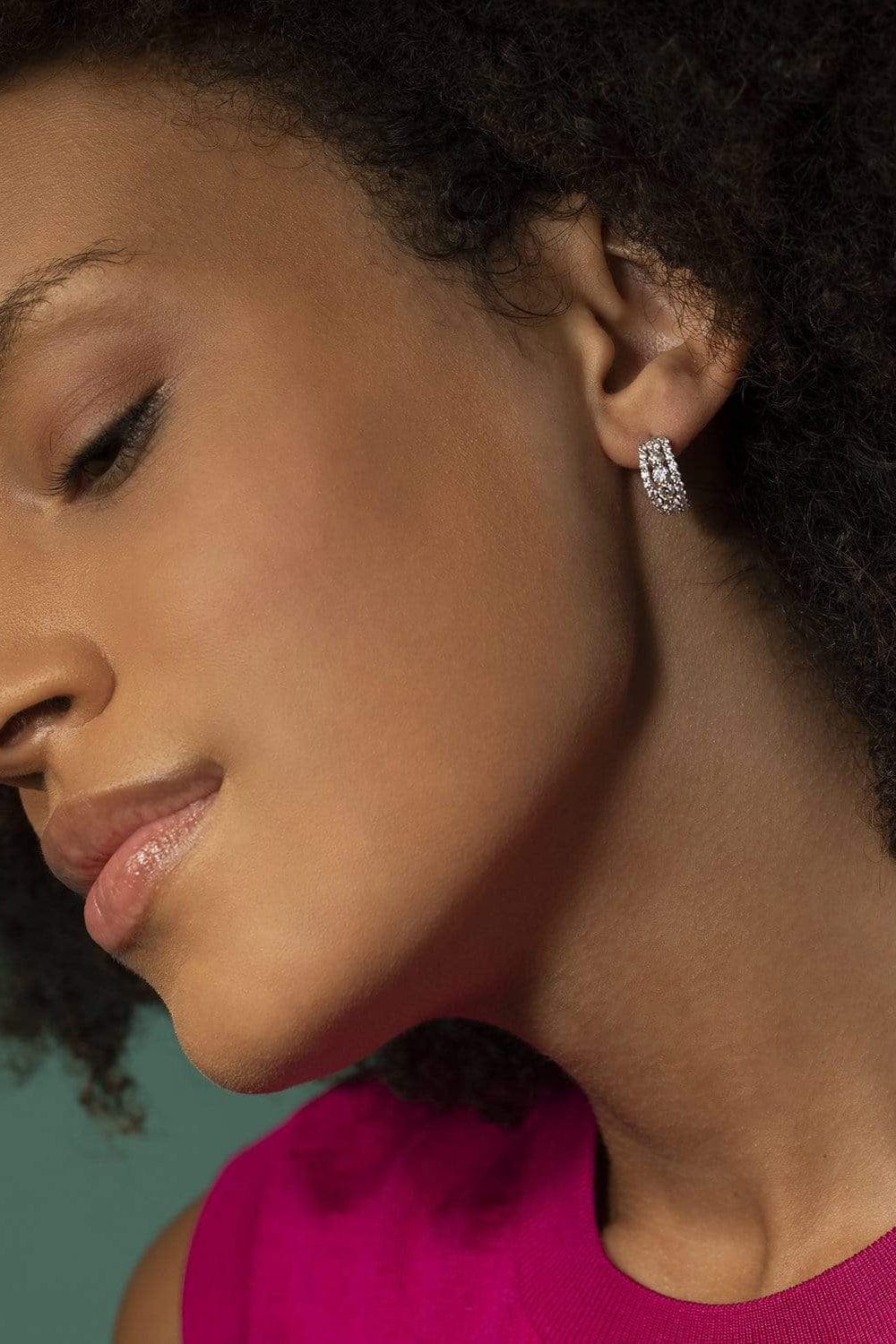 Lyric Huggie Earrings - Image 2