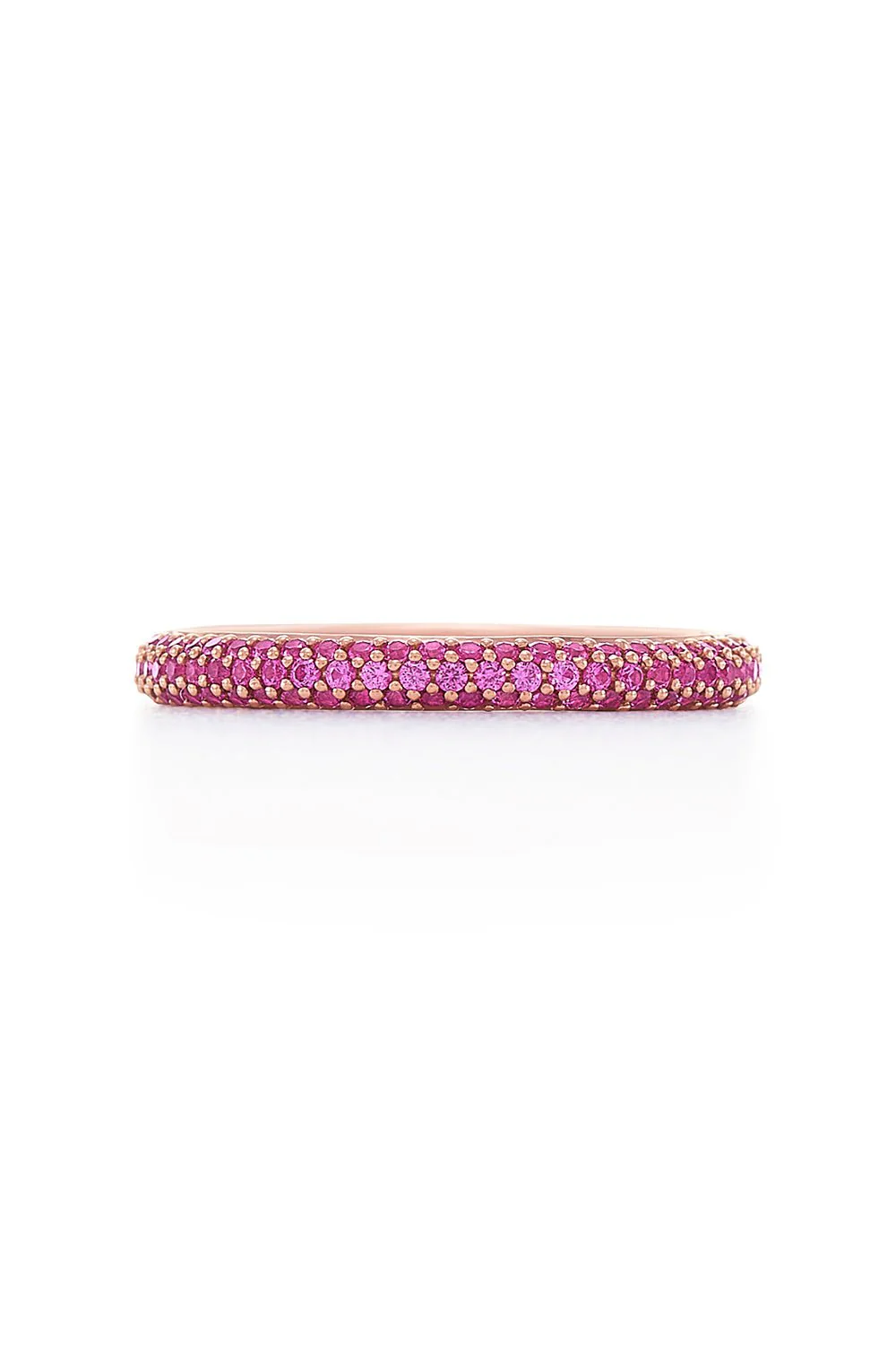 Moonlight 3-Row Pink Sapphire Ring