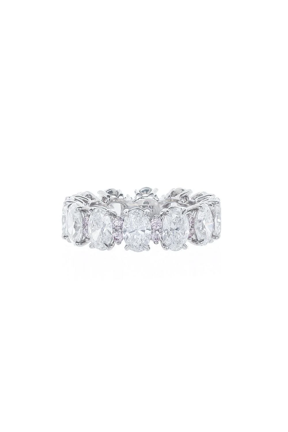 Pink Diamond Eternity Band Ring