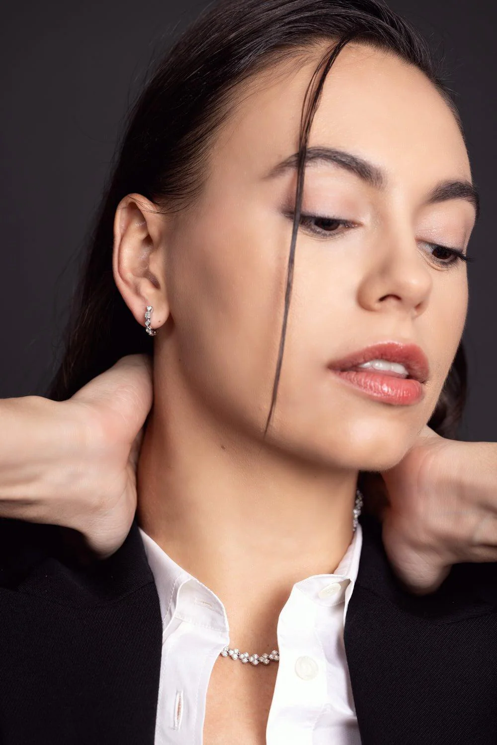 Portofino Petite Hoop Earrings - Image 4
