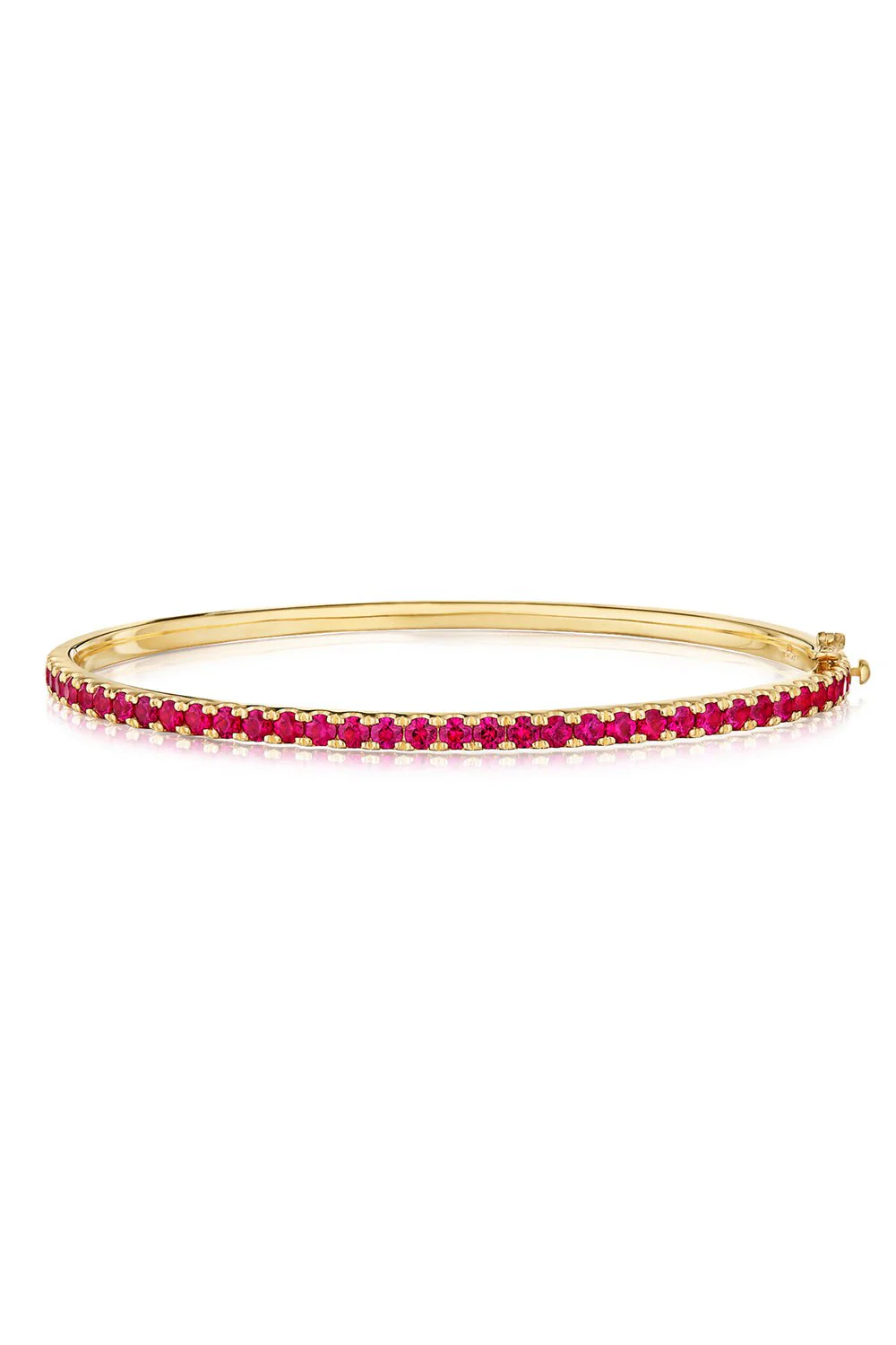 Ruby Bangle Bracelet