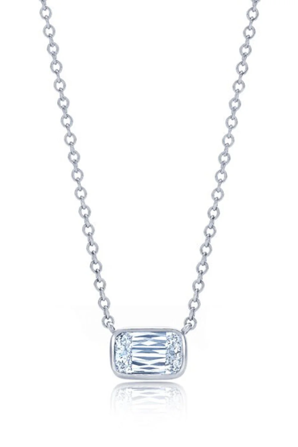 Solitaire Diamond Pendant Necklace
