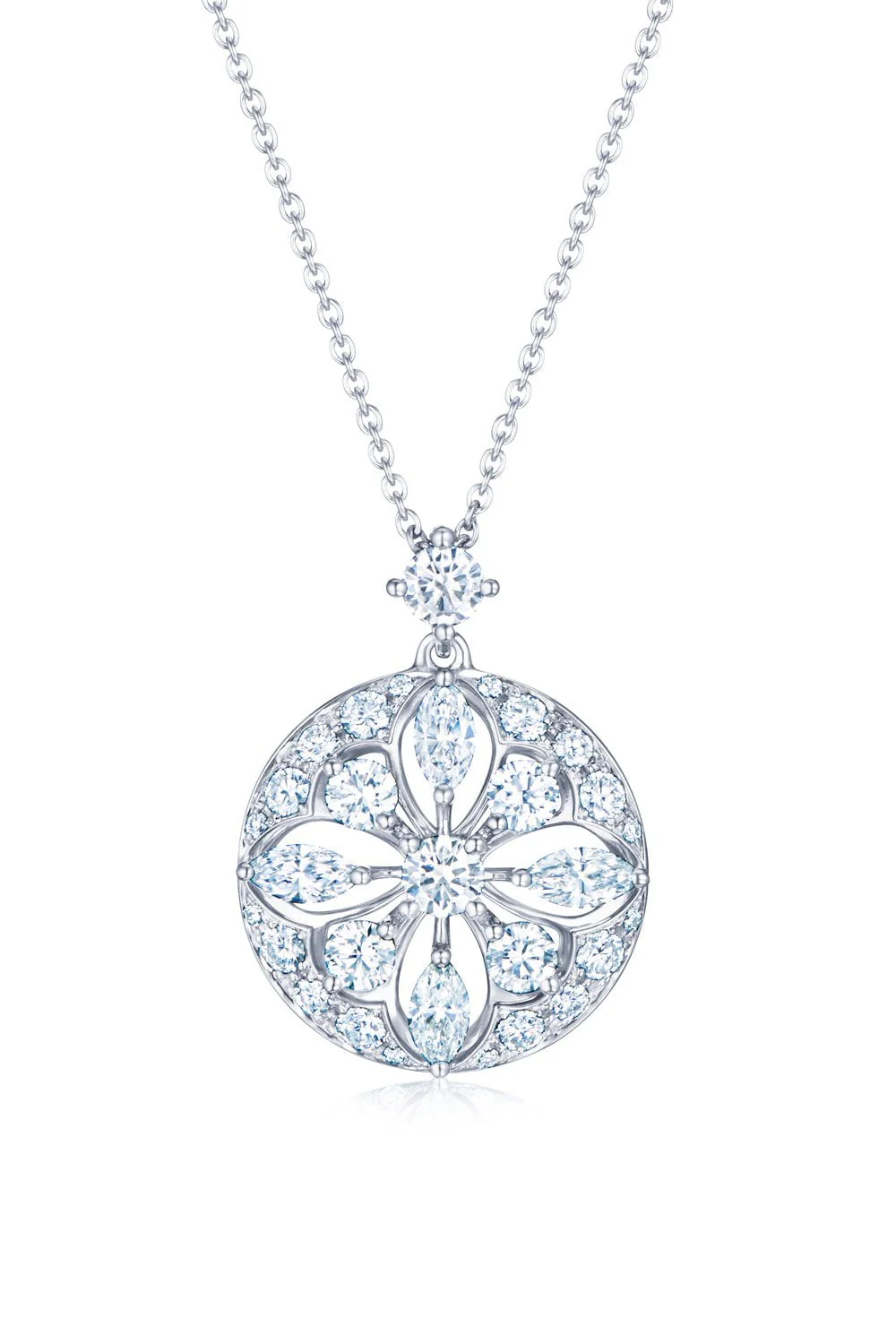 Star Frame Pendant Necklace