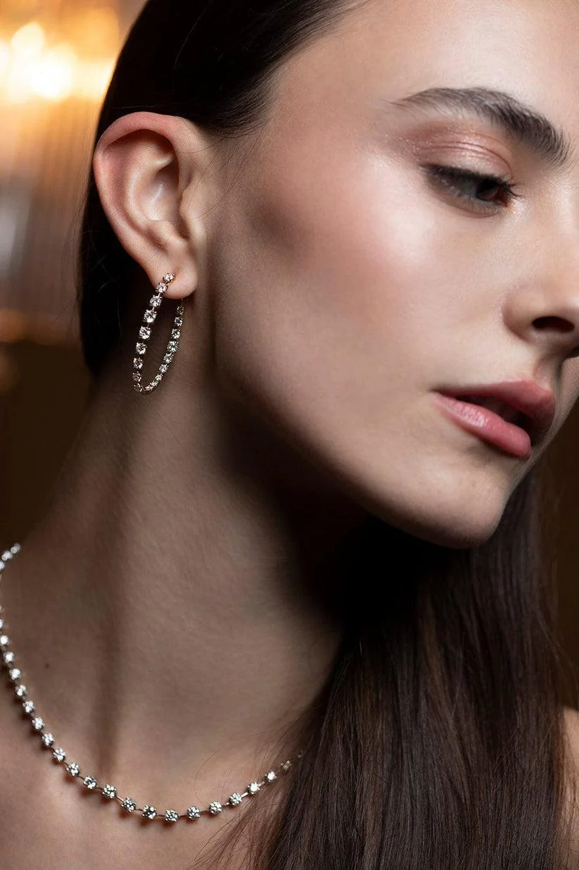 Starry Night Diamond Partway Necklace - Image 2