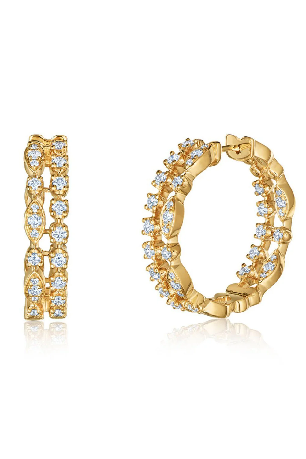 Starry Night Double Hoop Earrings