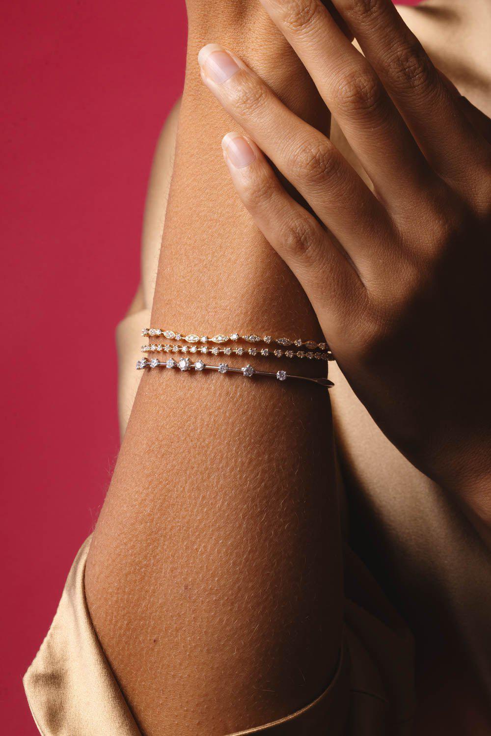 Starry Night Double Line Bracelet - Image 4