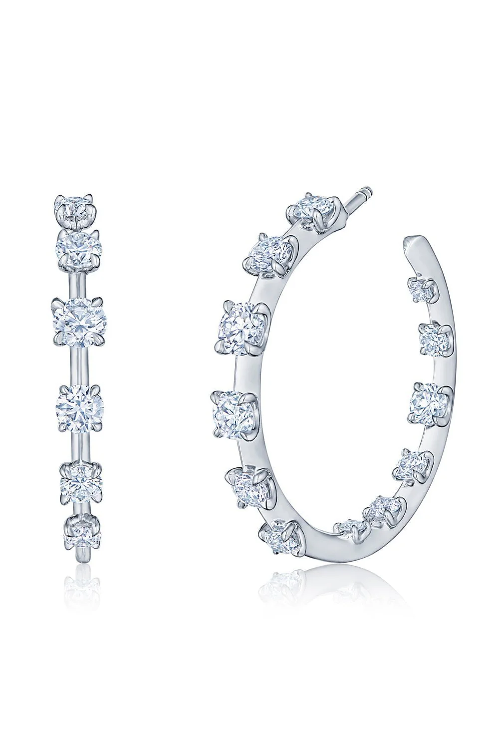 Starry Night Inside Out Hoop Earrings