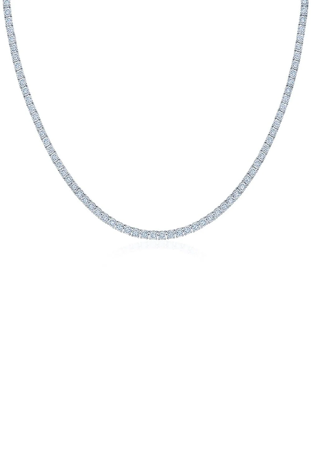 Sunburst Diamond Line Necklace - Image 4