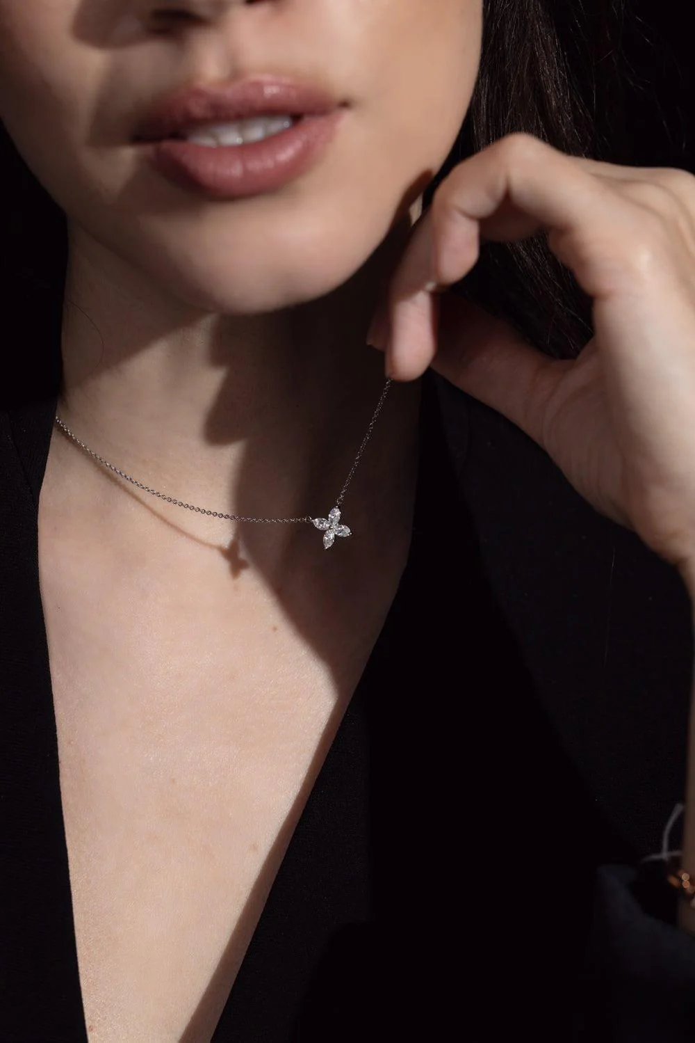 Sunburst X Pendant Necklace - Image 4