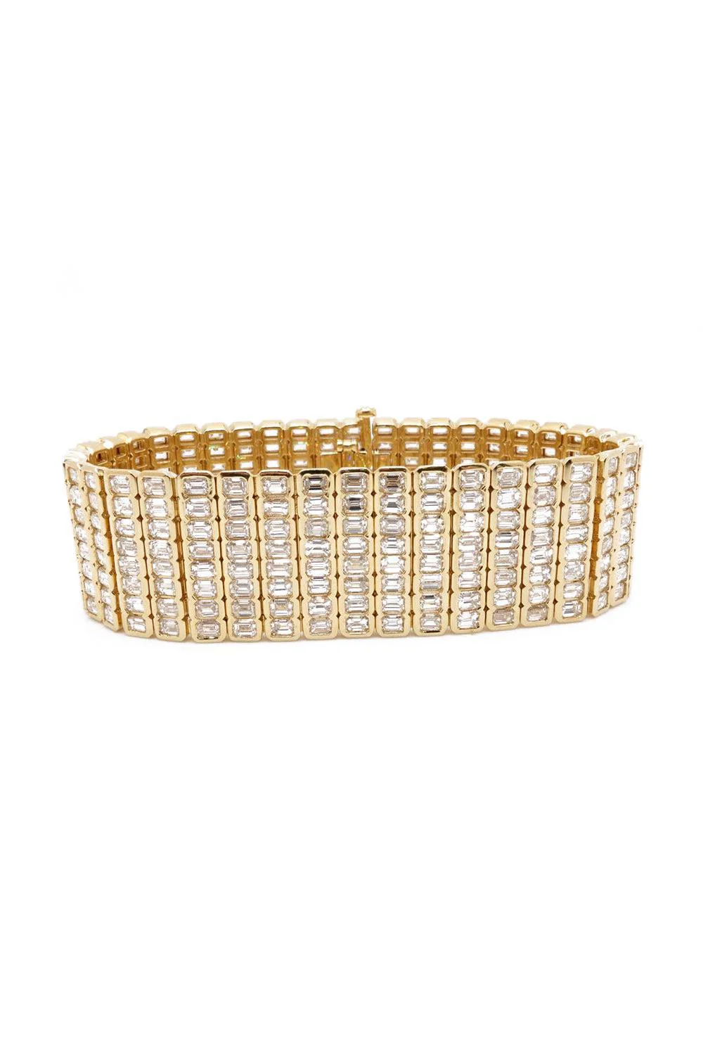 Wide Diamond Bracelet