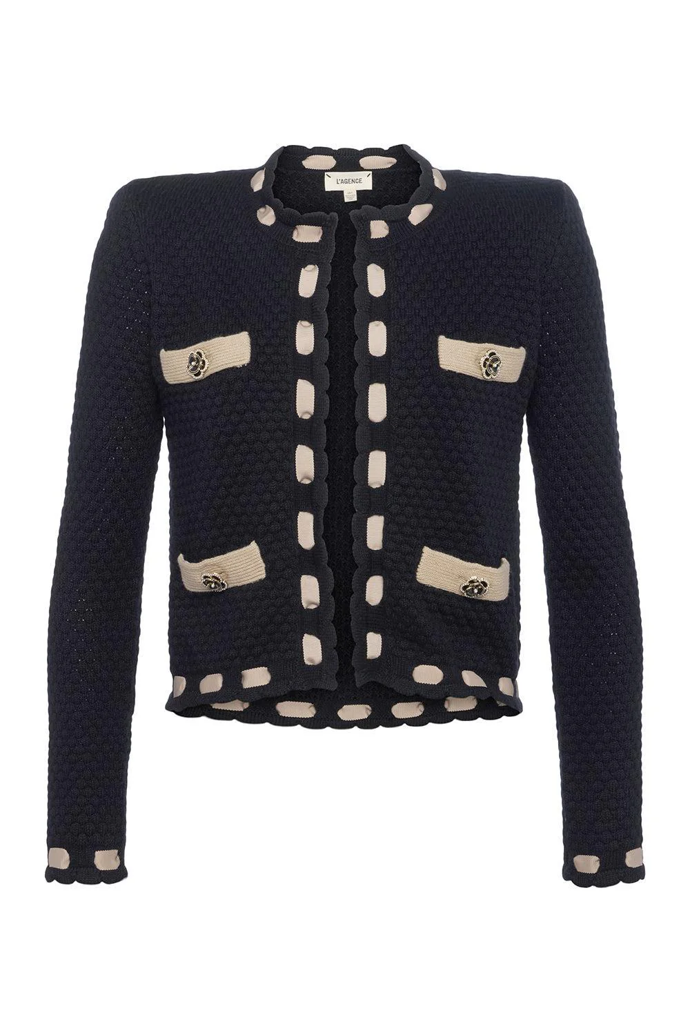 Astor Cardigan - Black Cappucino