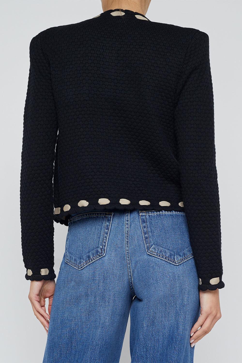 Astor Cardigan - Black Cappucino - Image 5