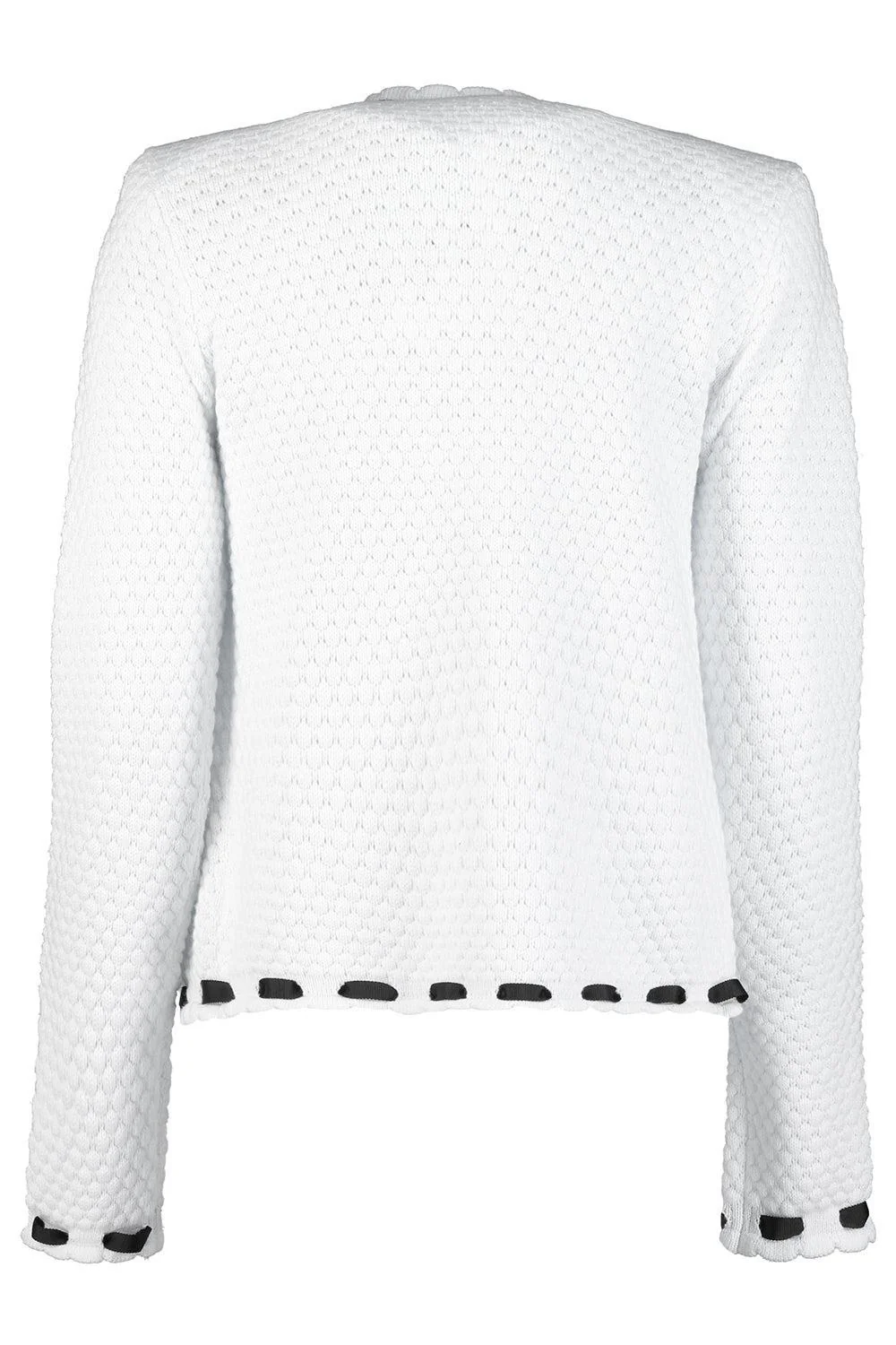 Astor Cardigan - Ivory Black - Image 3