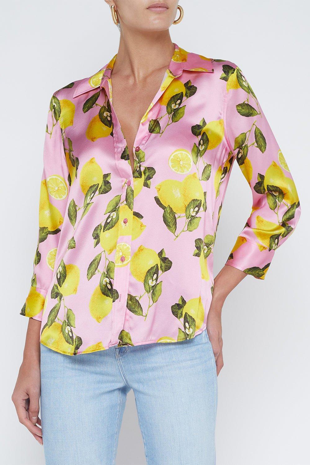 Dani Blouse - Cotton Candy Lemon - Image 2