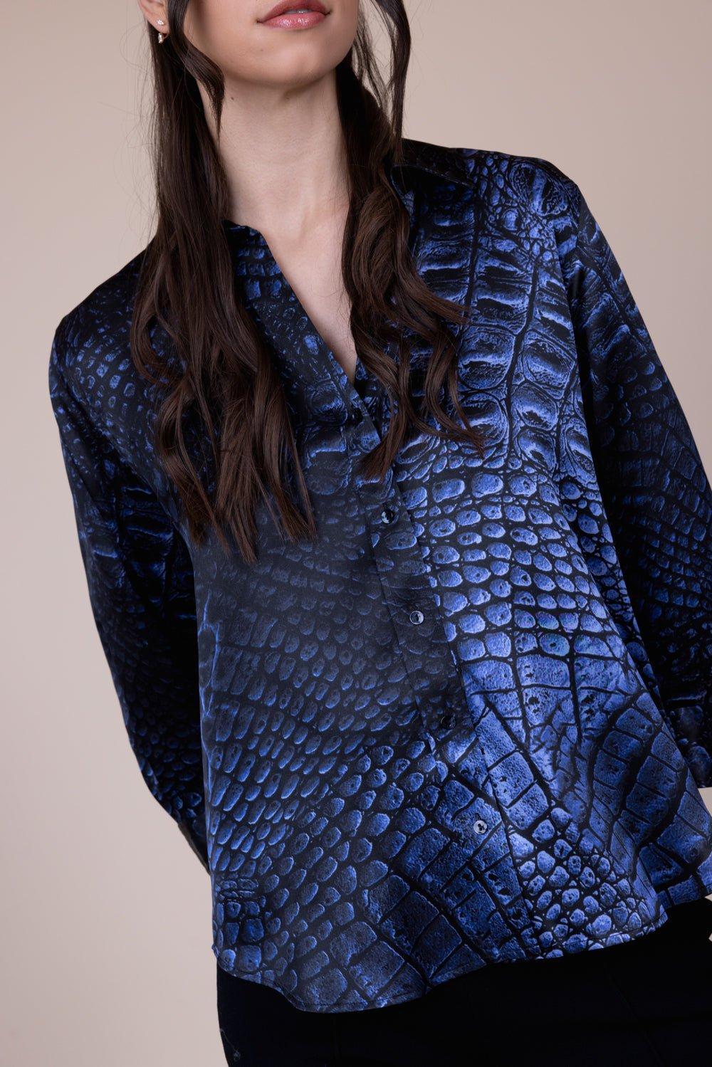 Dani Blouse - Midnight Croc - Image 5