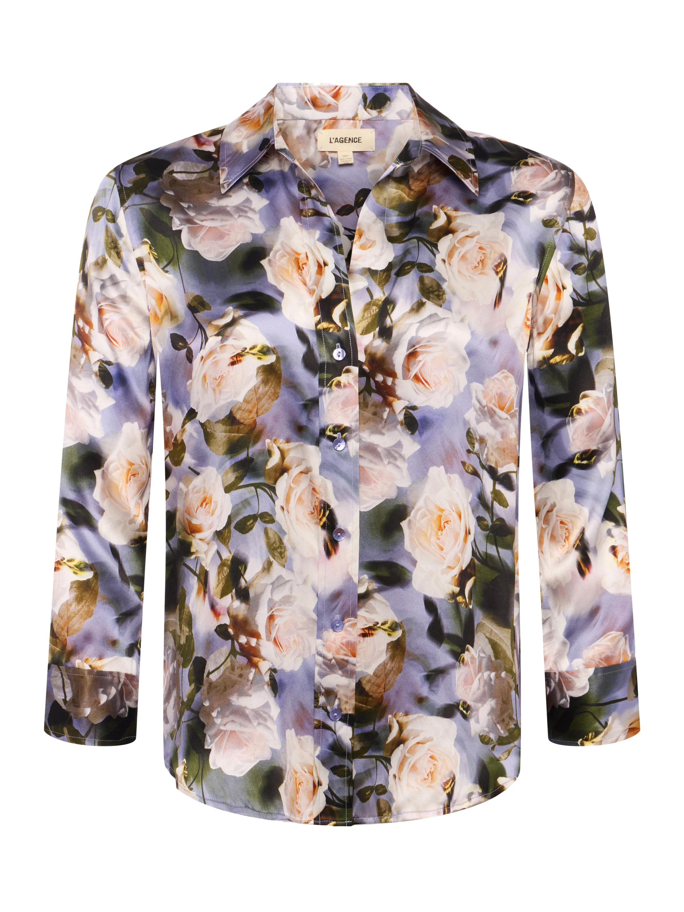 DANI BLOUSE - MULTI DISTRESSED FLORAL
