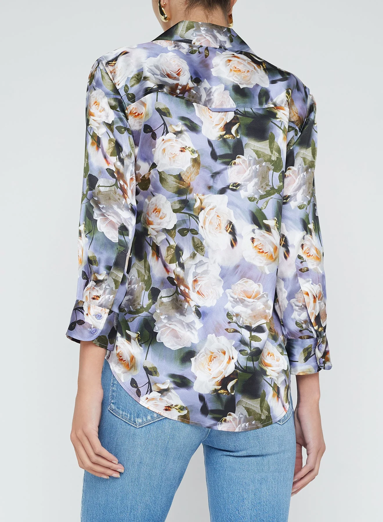 DANI BLOUSE - MULTI DISTRESSED FLORAL - Image 5