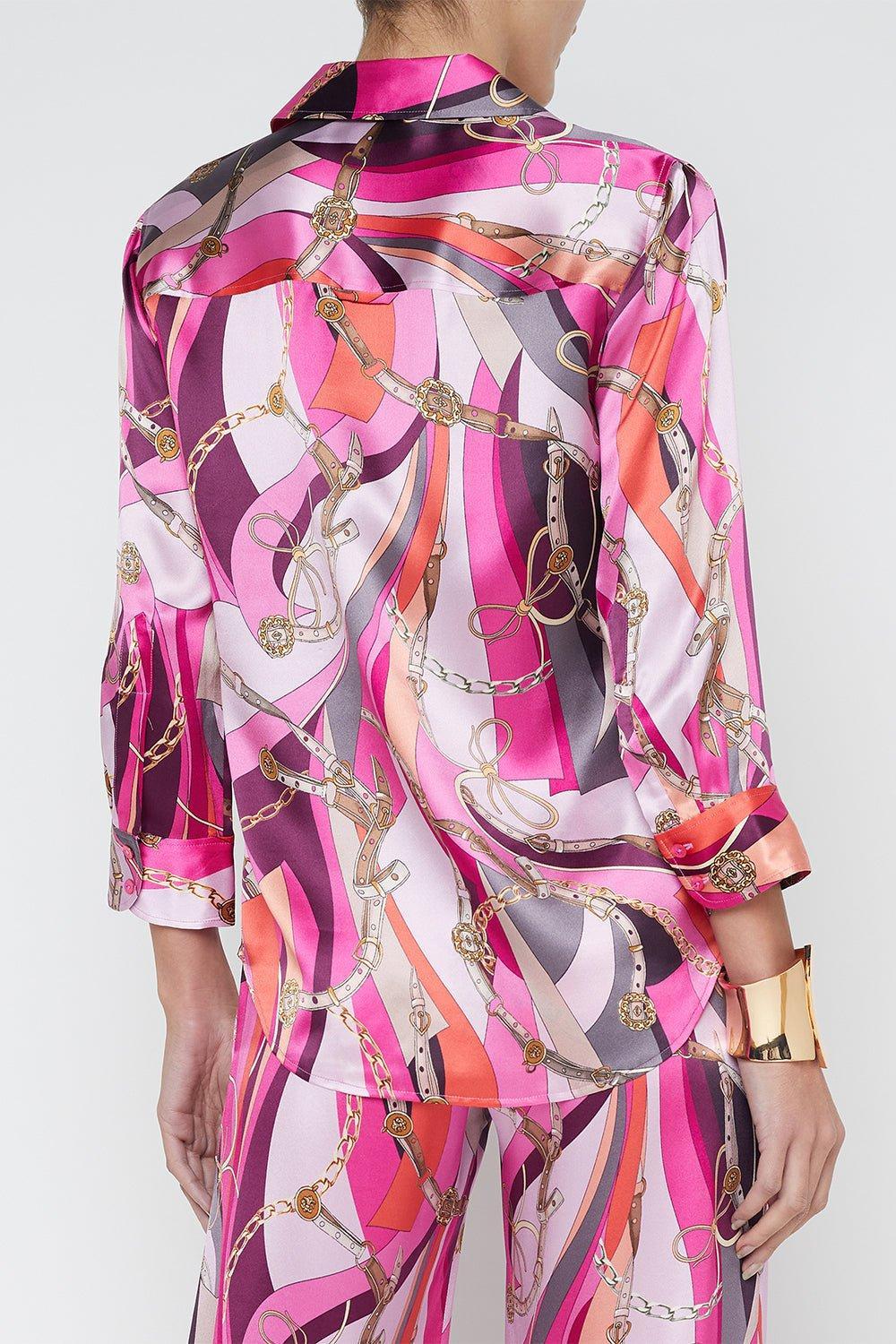 Dani Blouse - Pink Multi Buckle Swirl - Image 5